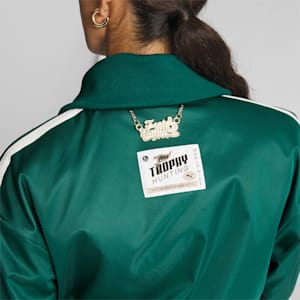 Cheap Jmksport Jordan Outlet x TROPHY HUNTING Women's Basketball Jacket, Malachite-AOP, extralarge